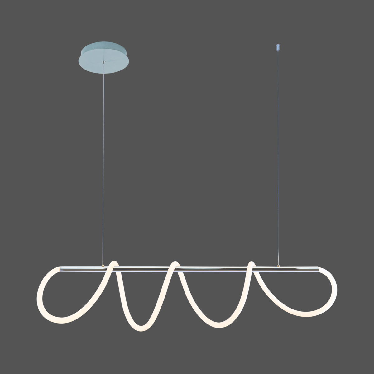 Люстра світлодіодна Valeso з акриловим розсіювачем 42W 3000К Хром (20006PM)