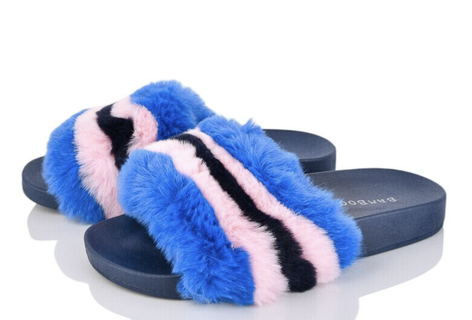 Шлепанцы Bamboo 34013 Полоски р. 40 Синий