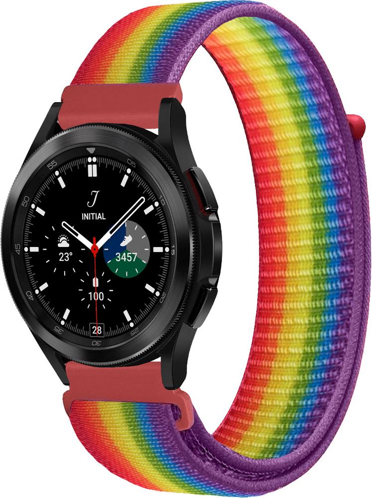 Ремешок нейлоновый Sport Loop для Galaxy Watch 4 Classic 46 мм Rainbow (22395-6B) Ремешок нейлоновый Sport Loop для Galaxy Watch 4 Classic 46 мм Rainbow (22395-6B)