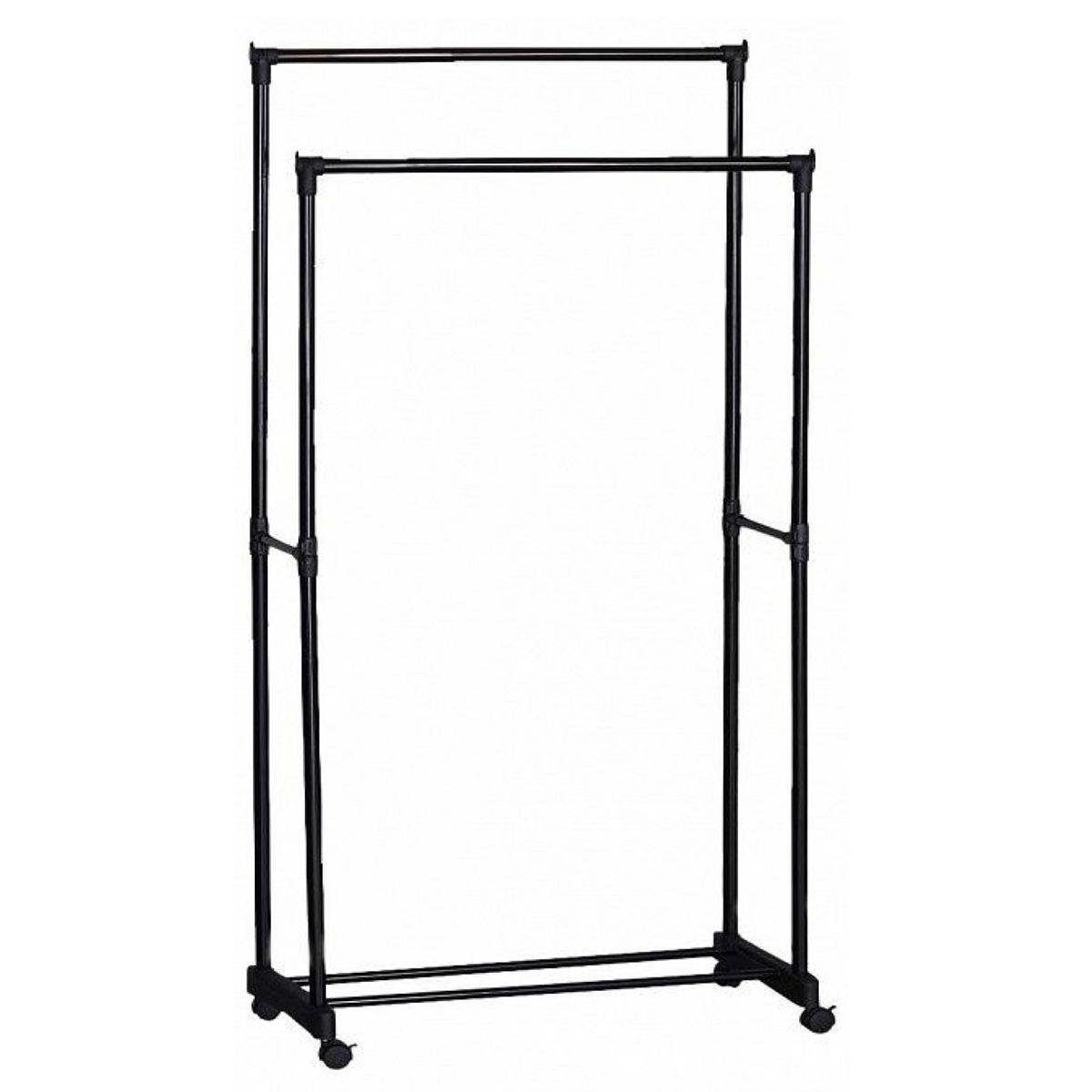 Стійка-вішалка для одягу Double Pole Clothes Horse R29746 телескопічна