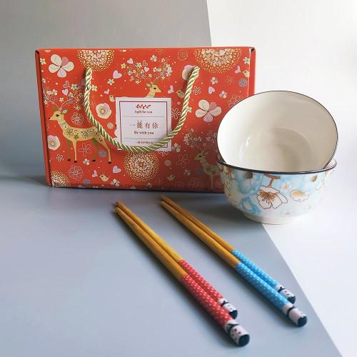 Набір квіткових піал для рису A gift for You 2 шт.