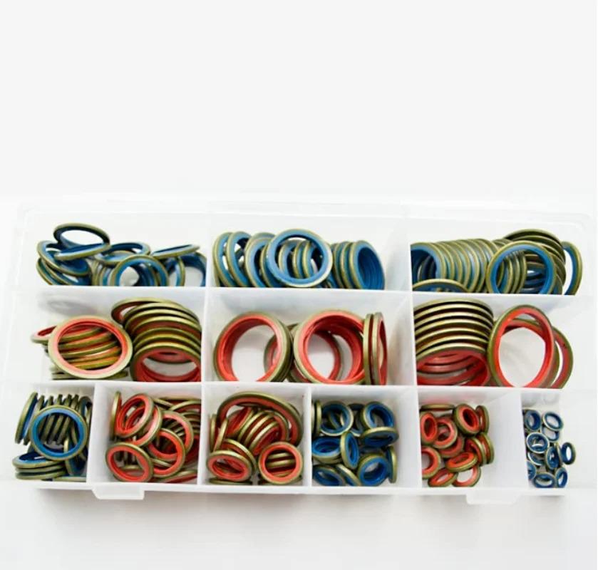 Комплект ущільнювальних прокладок для зливу масла 100 шт. 6 розмірів (213309) - фото 2 Комплект ущільнювальних прокладок для зливу масла 100 шт. 6 розмірів (213309) - фото 2