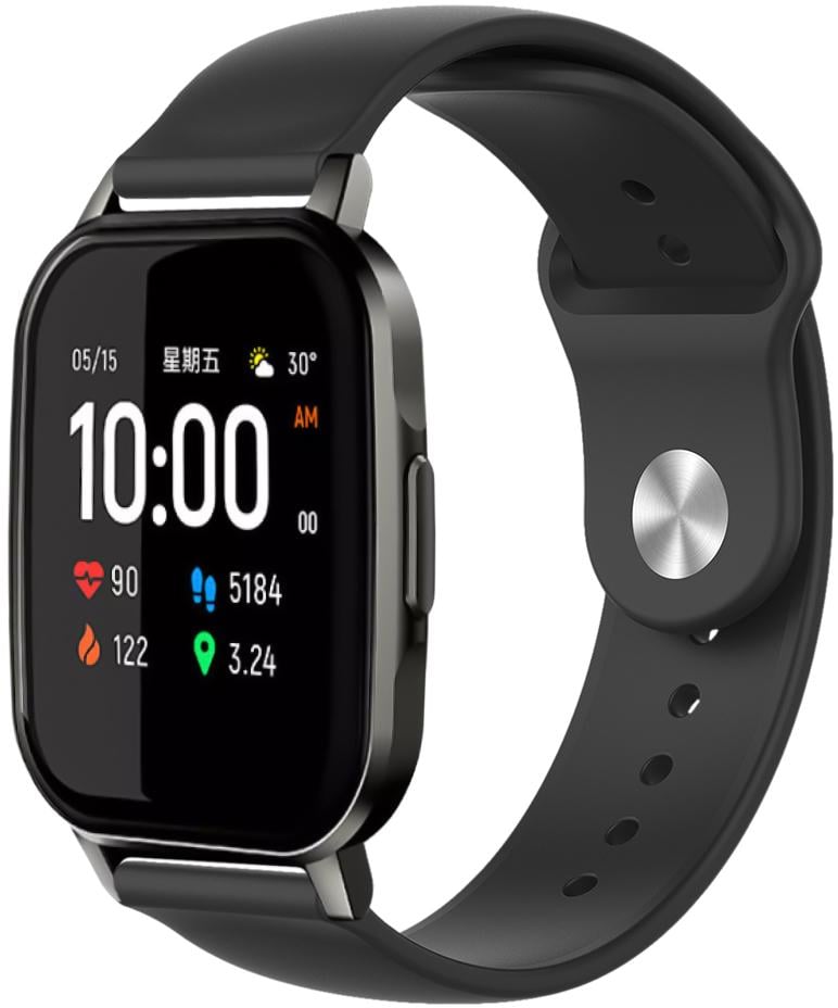 Ремешок Base для Haylou Smart Watch 2 LS02 Black (21571) - фото 1 Ремешок Base для Haylou Smart Watch 2 LS02 Black (21571) - фото 1