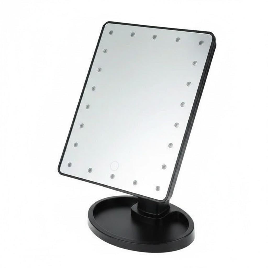 Дзеркало настільне LED для макіяжу Large LED Mirror 22 світлодіоди