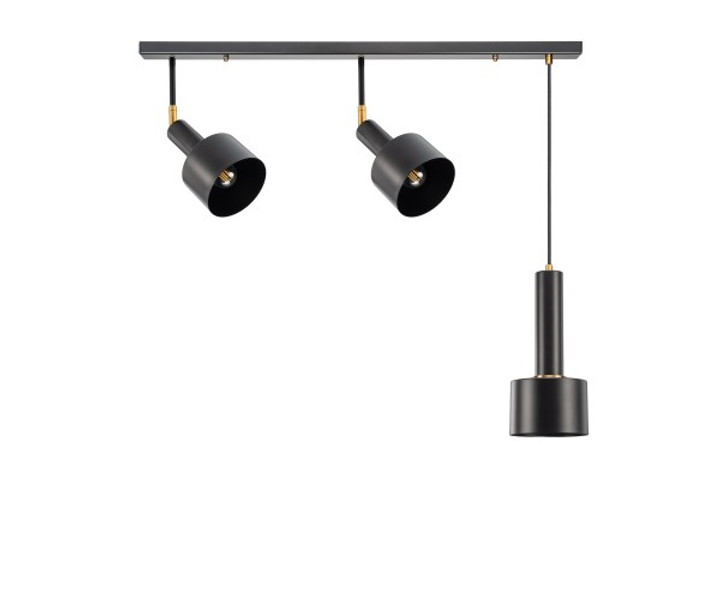 Підвісний світильник Tube line BARREL LED 3L Мікс Чорний (PL-T0006-3C/BLACK) - фото 1 Підвісний світильник Tube line BARREL LED 3L Мікс Чорний (PL-T0006-3C/BLACK) - фото 1