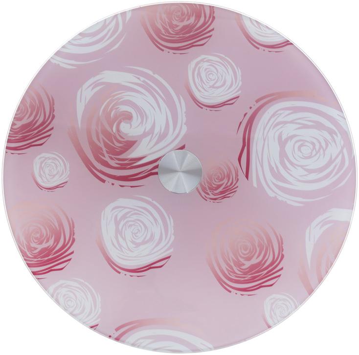 Блюдо сервировочное Liadane Розовая Нежность вращающееся Ø 30 см стеклянное на ноге (BD-594-249) - фото 2 Блюдо сервировочное Liadane Розовая Нежность вращающееся Ø 30 см стеклянное на ноге (BD-594-249) - фото 2
