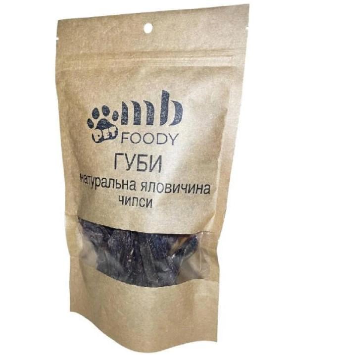 Лакомство для собак MB FOODY губы натуральная говядина 5 шт. 450 г