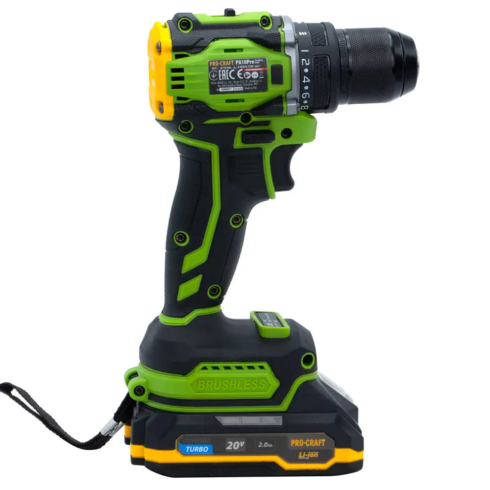 Шурупокрут Pro-Craft PA-18 PRO з 1 АКБ 2 А/г та ЗП (001816) - фото 4