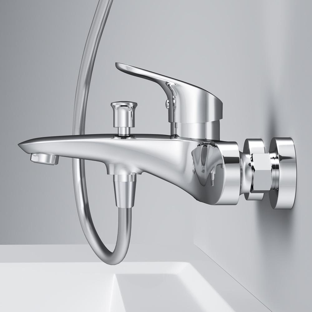 Змішувач для ванної AM.PM Like F8010000 одноважільний Хром (130118) - фото 7 Змішувач для ванної AM.PM Like F8010000 одноважільний Хром (130118) - фото 7