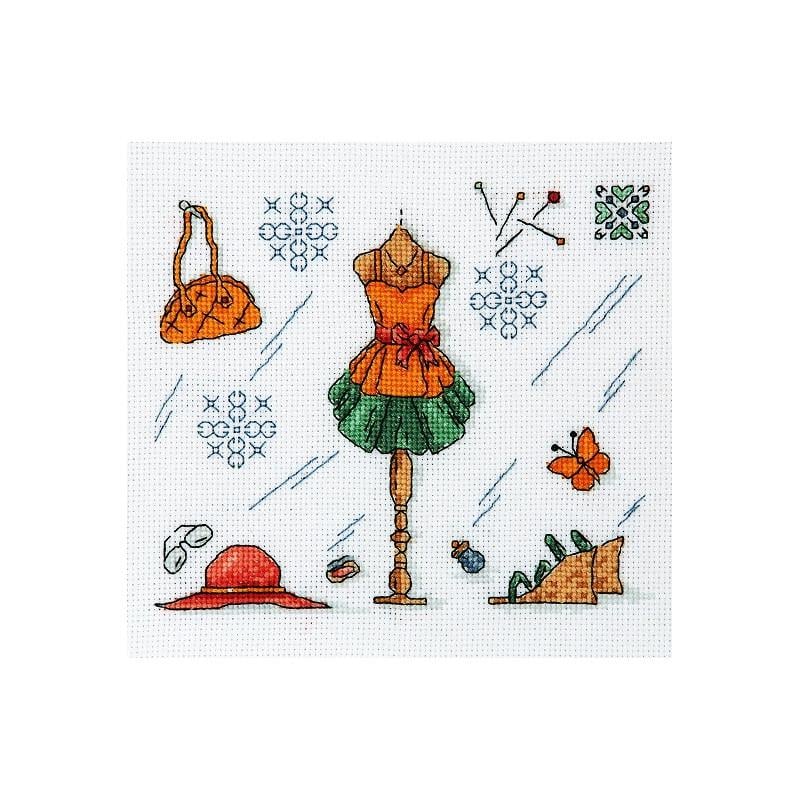 Набор для вышивания крестиком Alisena 7006а Мода 5 (19952)