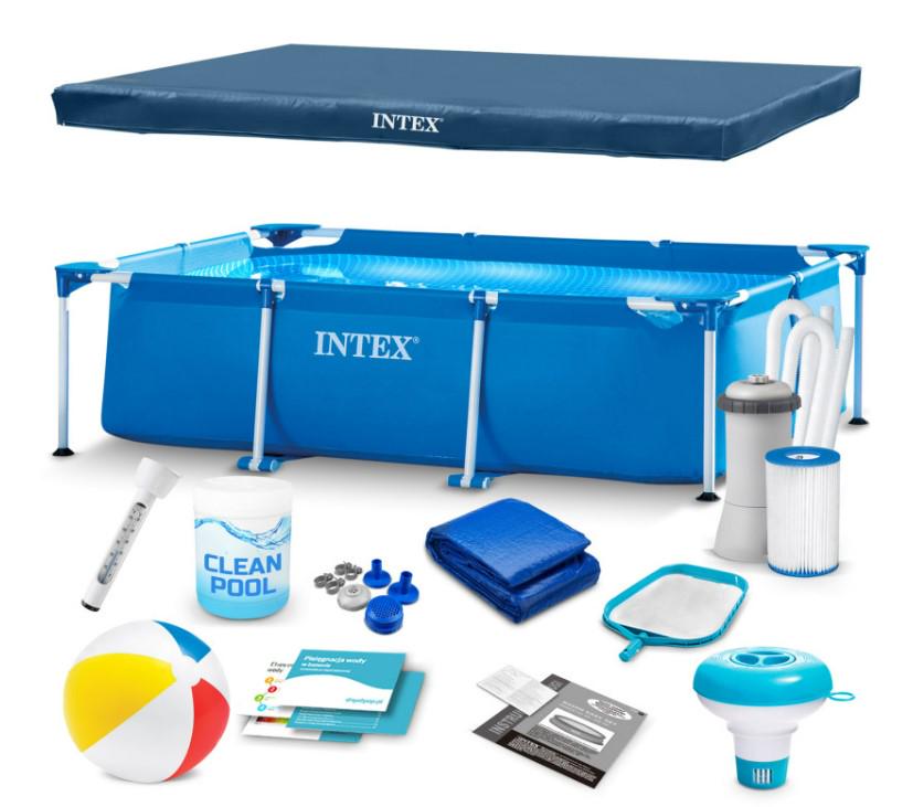 Бассейн каркасный прямоугольный Intex 28272 300x200x75 см (DM-28272-15w1)