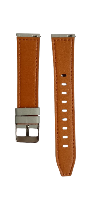 Ремешок для часов экокожа 175х20 мм Light grey (3788) - фото 2