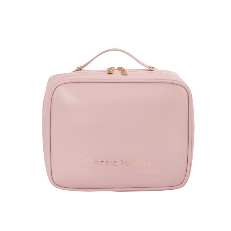 Косметичка-органайзер Lesko BK-HZB-12 на молнии Pink (2661553633)