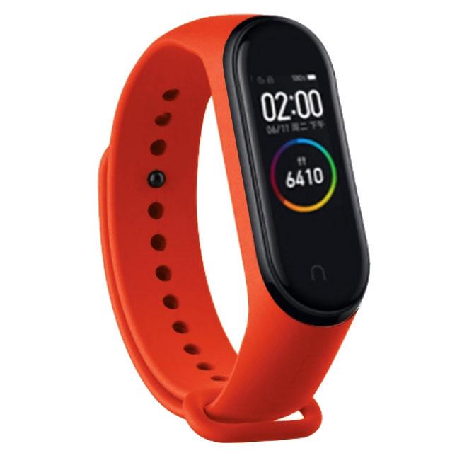 Силіконовий ремінець для фітнес-браслету Xiaomi Mi Band 4 Red (1007373764)