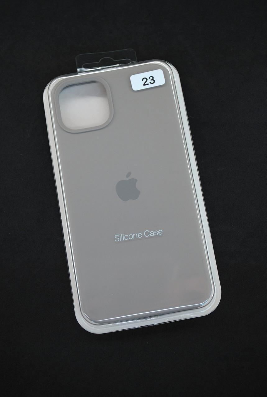 Чохол для телефону iPhone 14Plus Silicone Case FULL No23 grey - фото 1