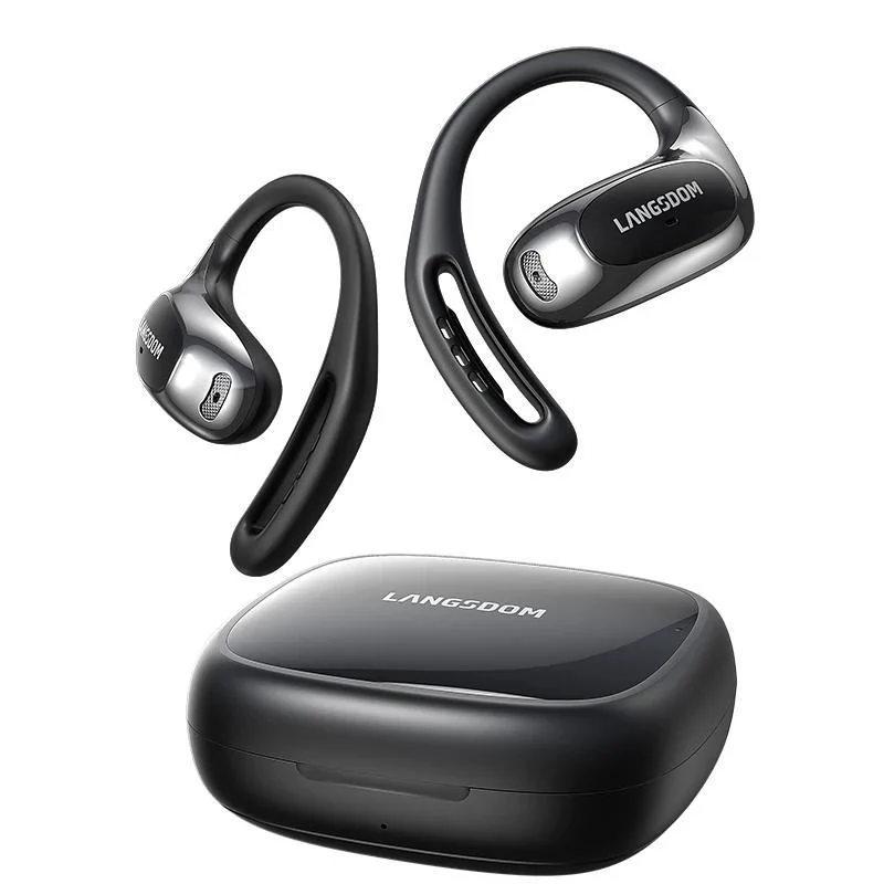 Наушники костные Bluetooth 5.4 Langsdom TE-10 Pro с шумоподавлением костной (26654656)