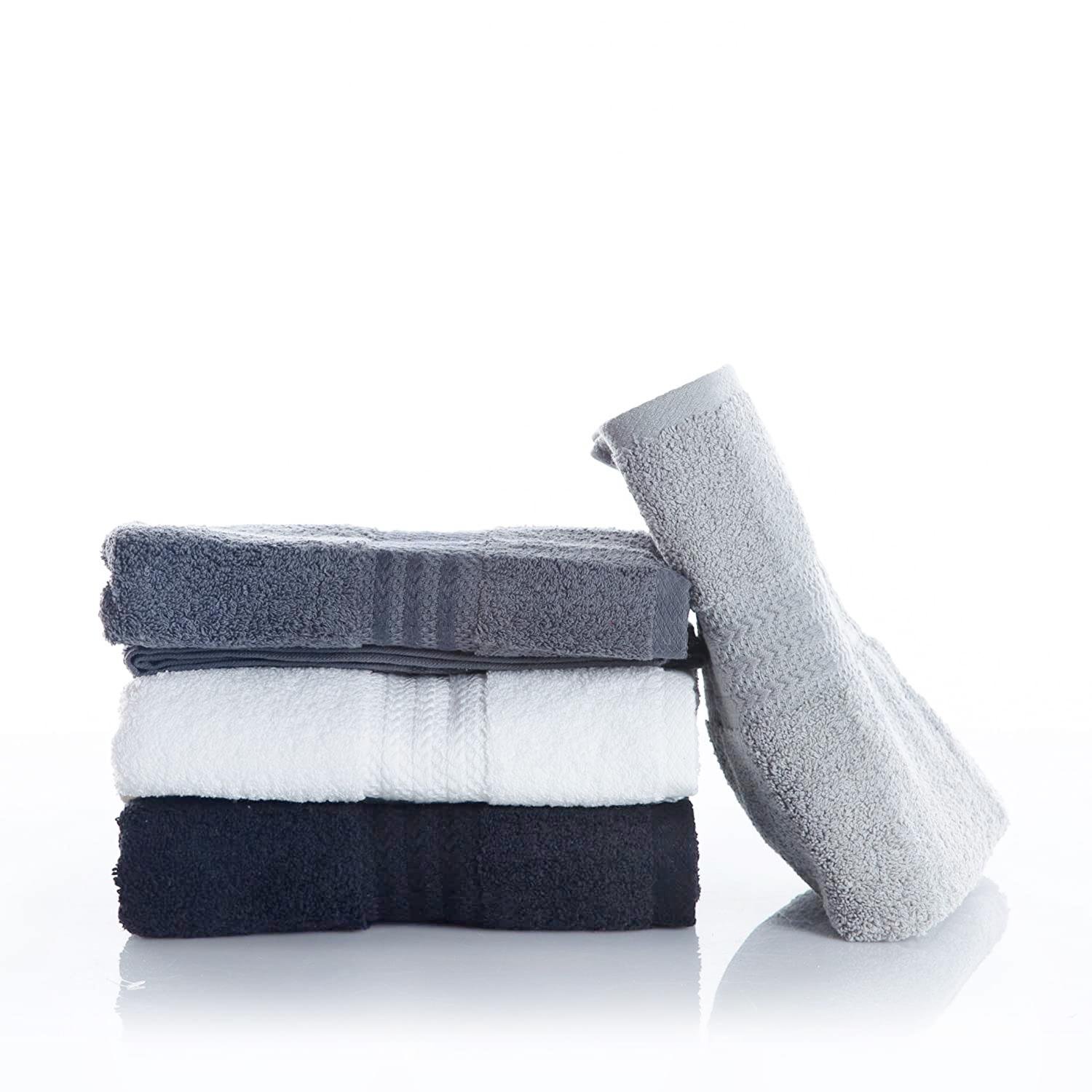 Набор полотенец Rainbow Siyah 70х140 4 шт. Черный