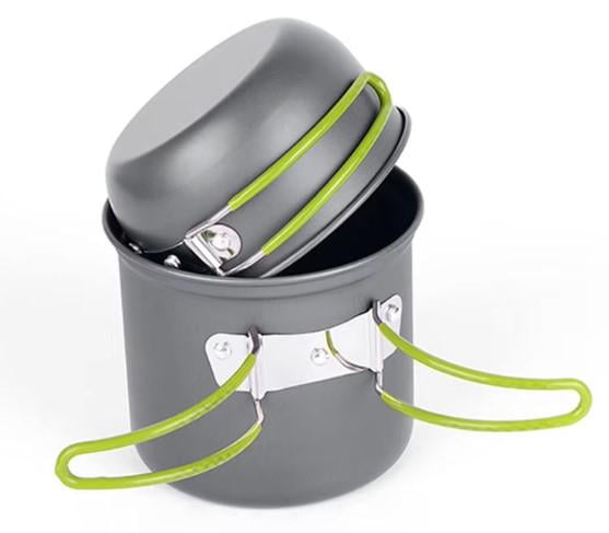 Набір туристичного посуду для походів металевий (AWN-00150) Набір туристичного посуду для походів металевий (AWN-00150)
