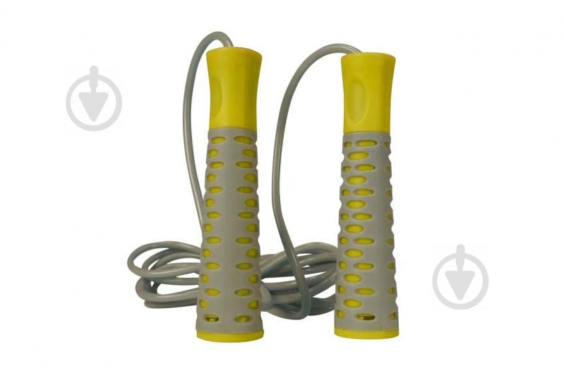 Скакалка PowerPlay 4206 Cіро-жовта