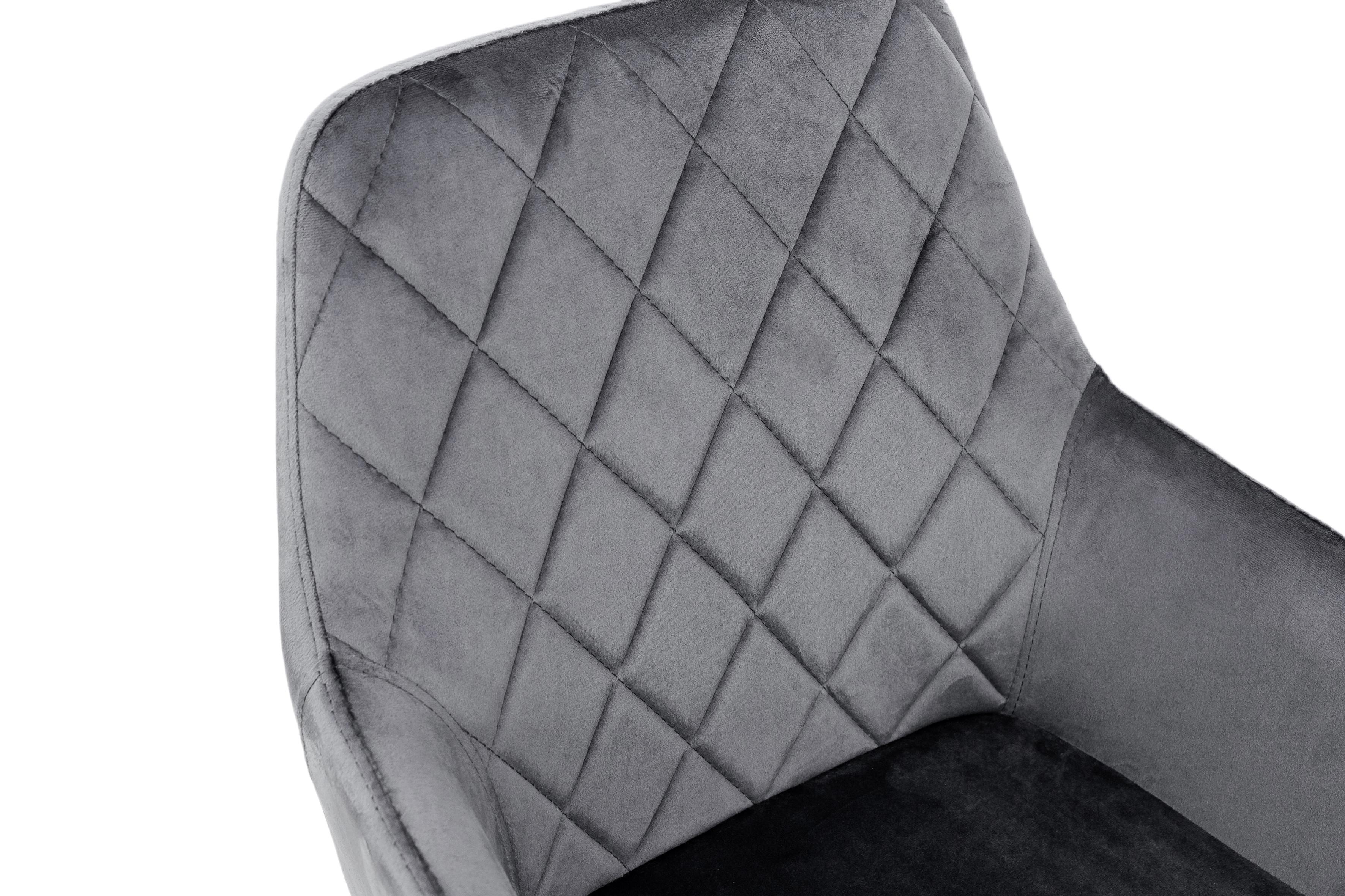 Стілець для кухні та вітальні ГРЕЙС Томас 530х890х570 мм Чорний/Сірий (GAА0057182) - фото 12 Стілець для кухні та вітальні ГРЕЙС Томас 530х890х570 мм Чорний/Сірий (GAА0057182) - фото 12