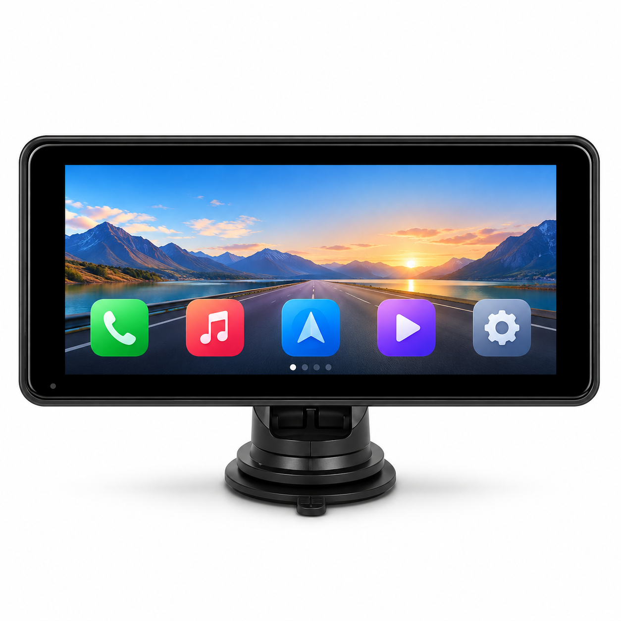 Екран портативний 601W Apple CarPlay Android Auto MirrorLink Bluetooth 5.0 7" 1024×600 (sp9494)