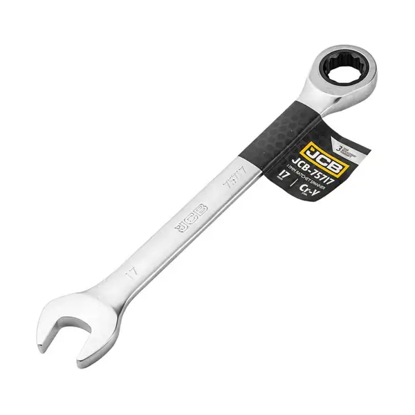 Ключ гайковий з храповиком 17 мм (75717)