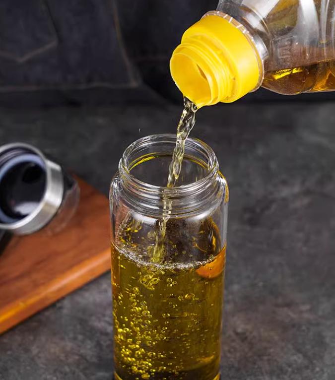 Бутылка для масла и уксуса с дозатором стеклянная 650 мл с мерной шкалой (ОДКБ-937-3) - фото 9