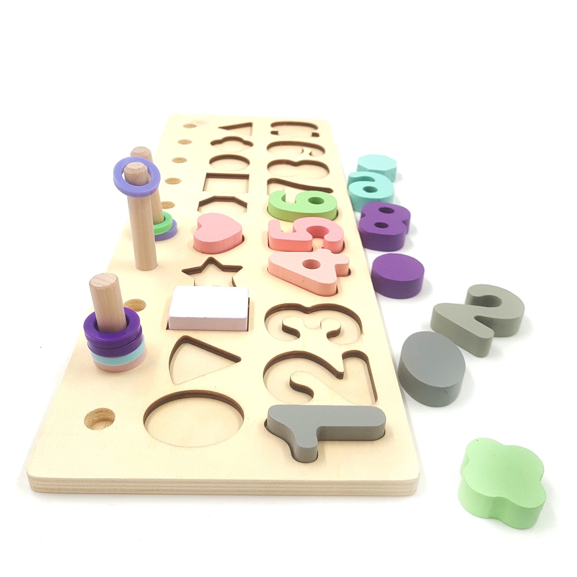 Сортер Jia Yue Toys 40 см Математика Різнокольоровий (110556) - фото 4