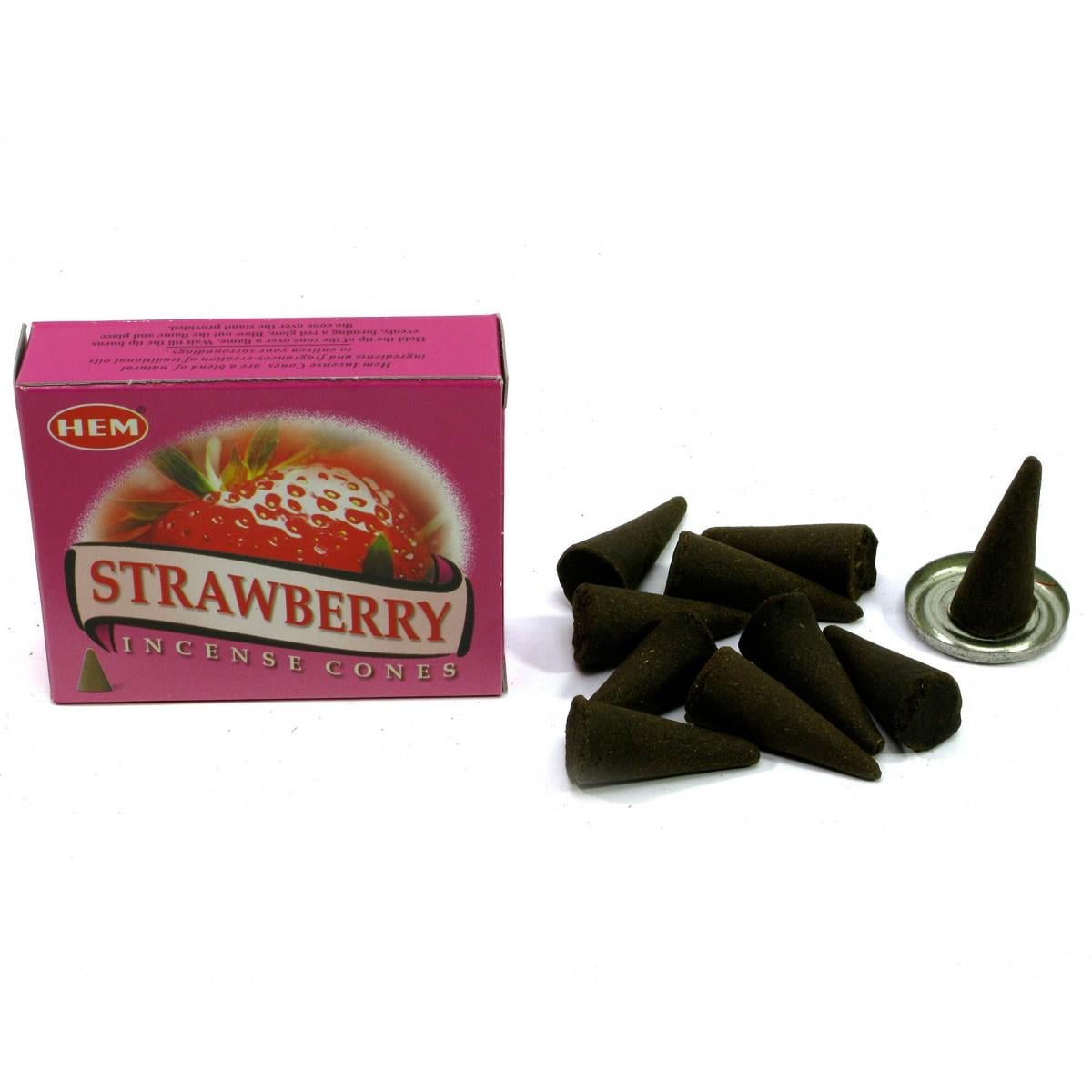 Благовония конусы Strawberry (31193k-MZ)
