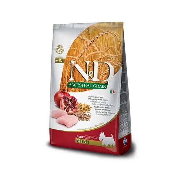 Корм сухой Farmina с курицей и гранатом низкозерновой для собак мелких пород 7 кг (8010276035073)