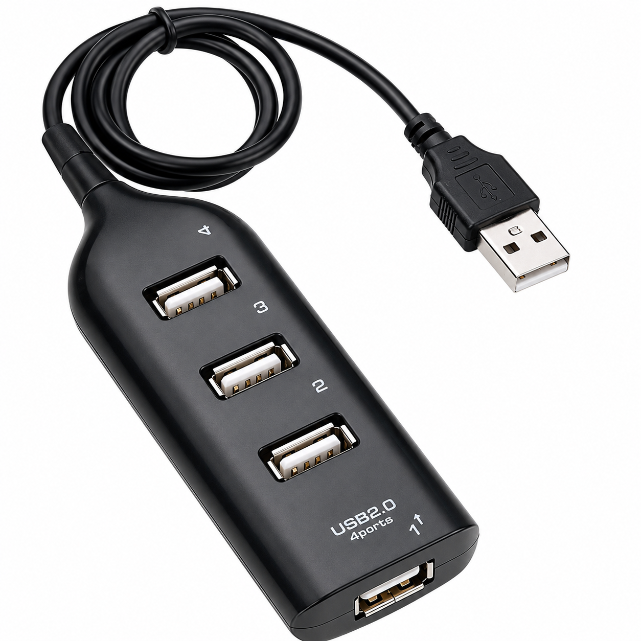 Хаб на 4 порта USB 2.0 разветвитель HUB (1001-249-02)