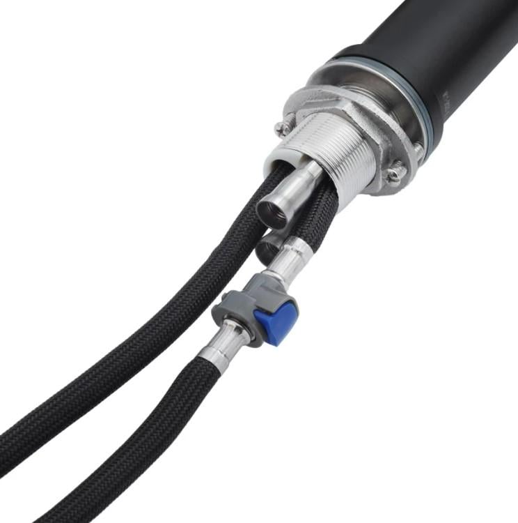 Смеситель для раковины Kroner KRP Edelstahl Klassisch с выдвижным изливом SCH030-T (60067) - фото 5