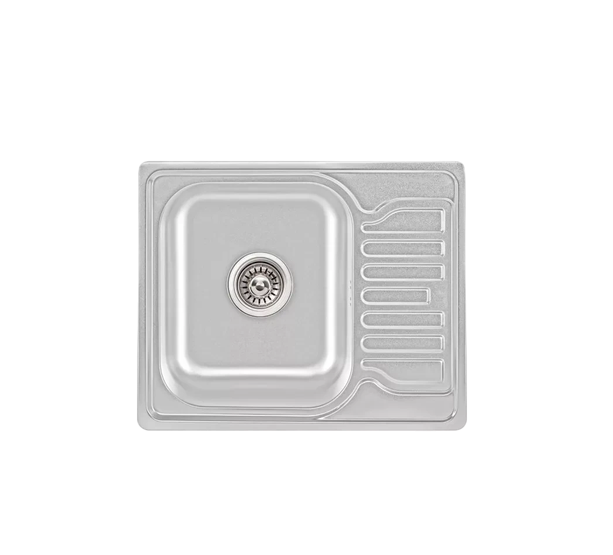 Мойка кухонная Wezer 635008 Satin с сифоном 630x500x180 мм (1034813) Мойка кухонная Wezer 635008 Satin с сифоном 630x500x180 мм (1034813)