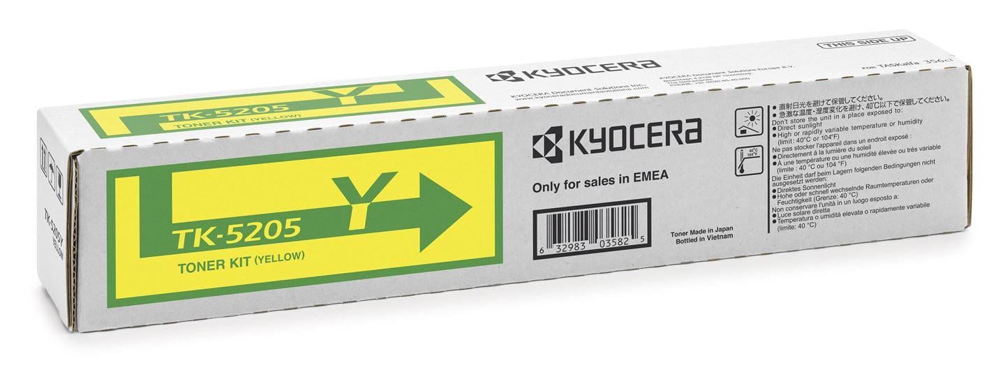 Картридж-тонер лазерний Kyocera TK-5205Y Yellow (1T02R5ANL0) - фото 4