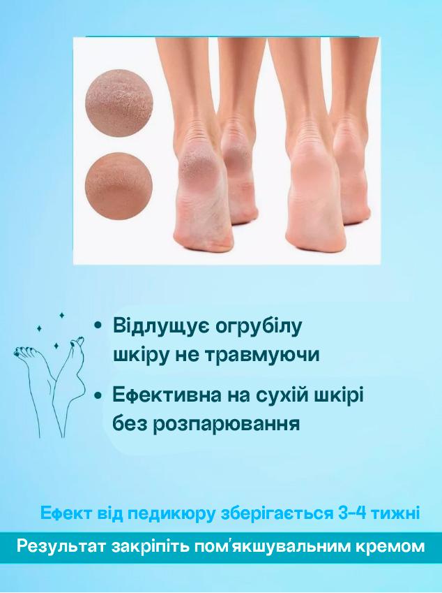 Пемза электрическая для ног BRS роликовая Green (472051474) - фото 6 Пемза электрическая для ног BRS роликовая Green (472051474) - фото 6