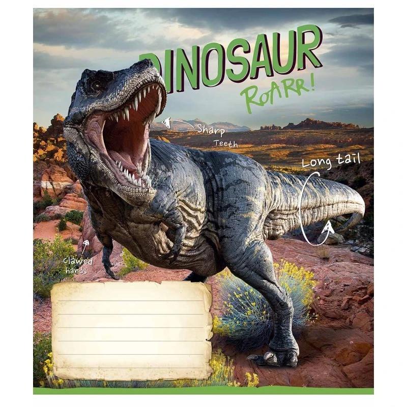 Зошит учнівський "Jurassic world" 018-3310K-3 в клітинку 18 аркушів