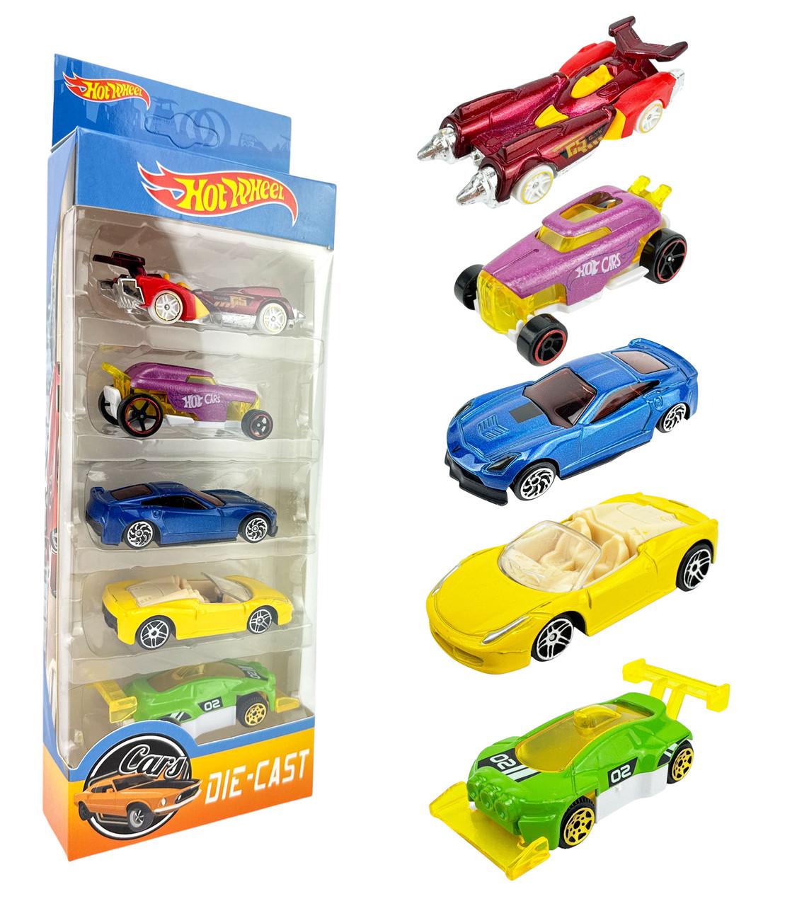 Ігровий набір машинок Hot Wheel DIE-CAST 5 шт. (779-054) - фото 2 Ігровий набір машинок Hot Wheel DIE-CAST 5 шт. (779-054) - фото 2