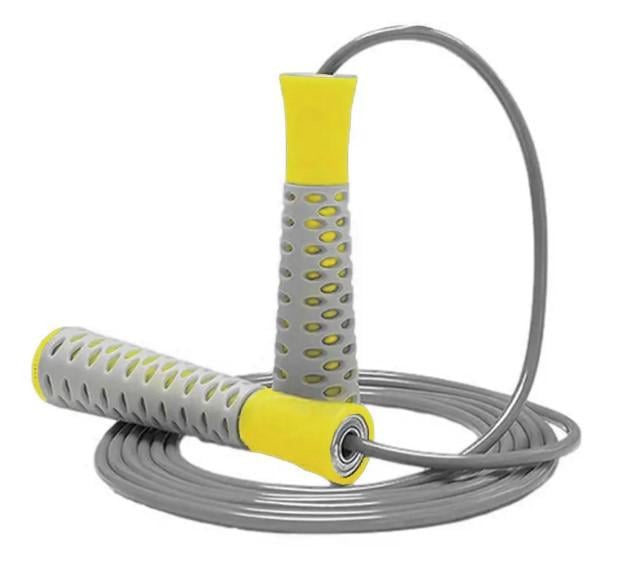 Скакалка PowerPlay 4206 Jump Rope PRO+ 2,75 м Серо-желтый (PP_4206_Grey/Yellow)