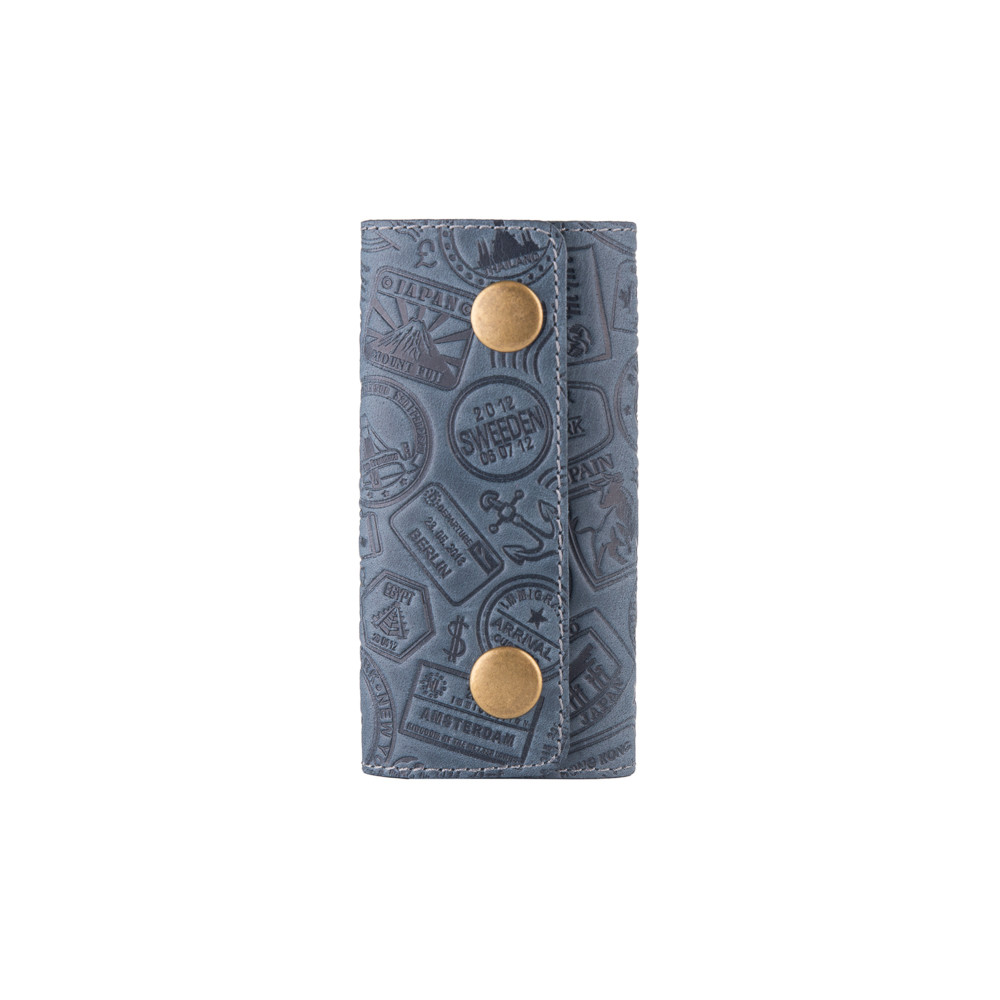 Чехол для ключей с креплением на карабине коллекция Let's Go Travel Голубой (KH-05-S18-4417-T007)