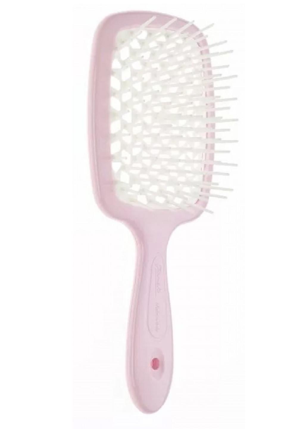 Щетка для волос Janeke Superbrush Small Розовый с белым (Е-01158)