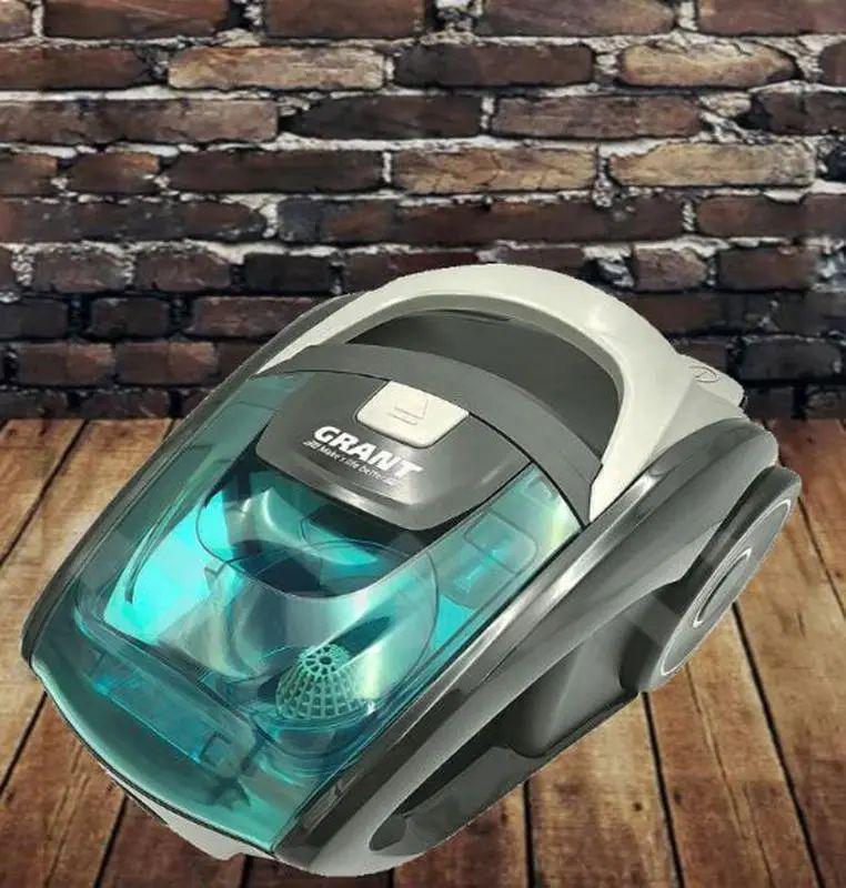 Пилосос GRANT GT-1604 2,5 л 3700 Вт Блакитний (opt-19500) - фото 2 Пилосос GRANT GT-1604 2,5 л 3700 Вт Блакитний (opt-19500) - фото 2