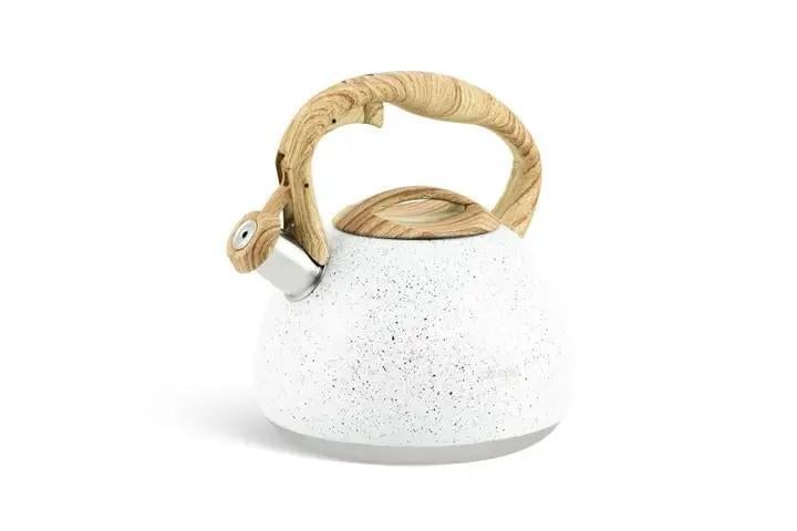 Чайник со свистком для индукционной плиты Edenberg EB-8801 мраморное покрытие 3 л Белый (2530556602) - фото 4 Чайник со свистком для индукционной плиты Edenberg EB-8801 мраморное покрытие 3 л Белый (2530556602) - фото 4