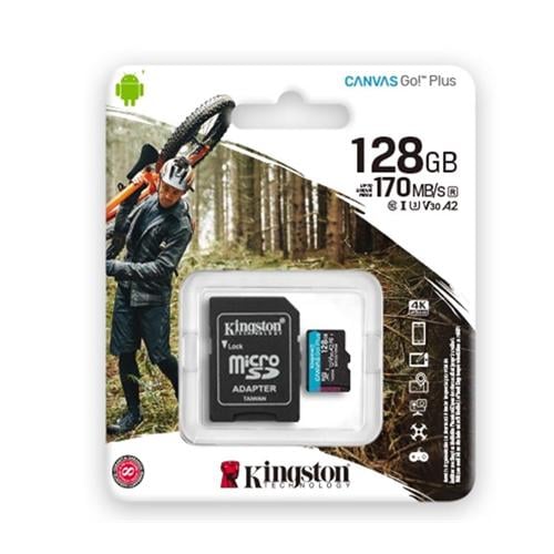 Карта пам'яті Kingston Canvas Go Plus MicroSDXC UHS-I/U3 Class 10 SDCG3 128 GB