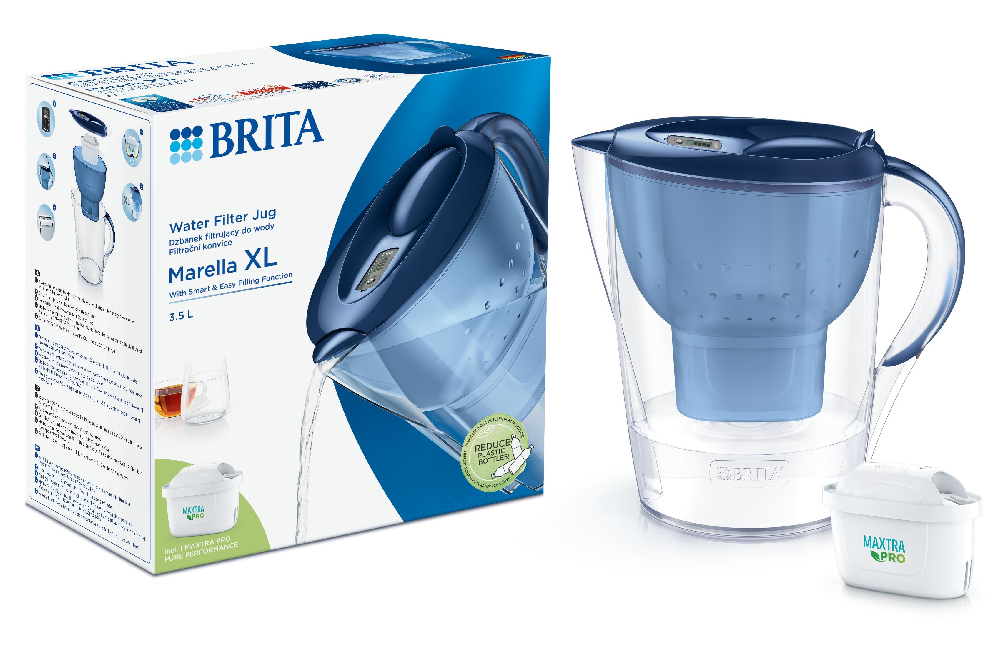 Фильтр-кувшин BRITA Marella XL Memo MXPro 3,5 л Синий (1052780) - фото 5