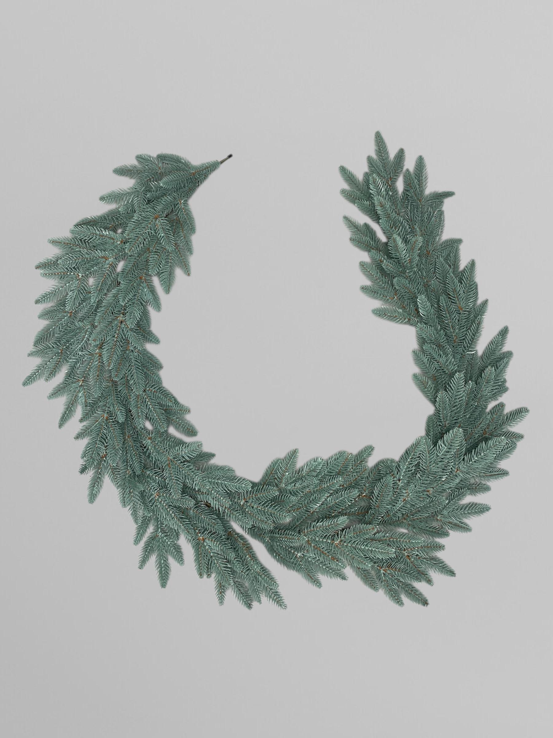 Хвойна гірлянда лита Classic 200 см Блакитний (Н02011)