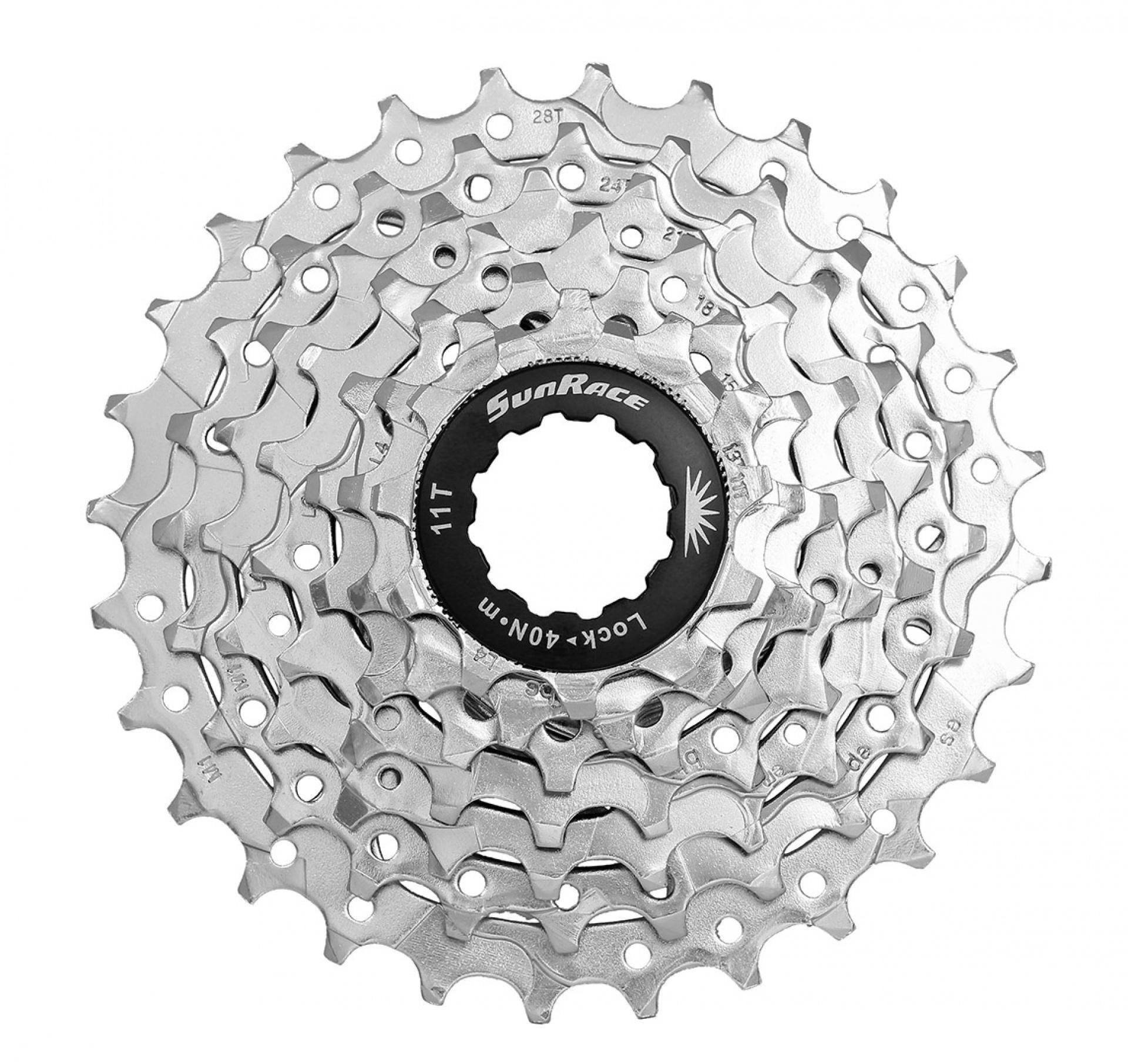 Кассета 7-k 11-28T SUN RACE M63 MTB Nickel