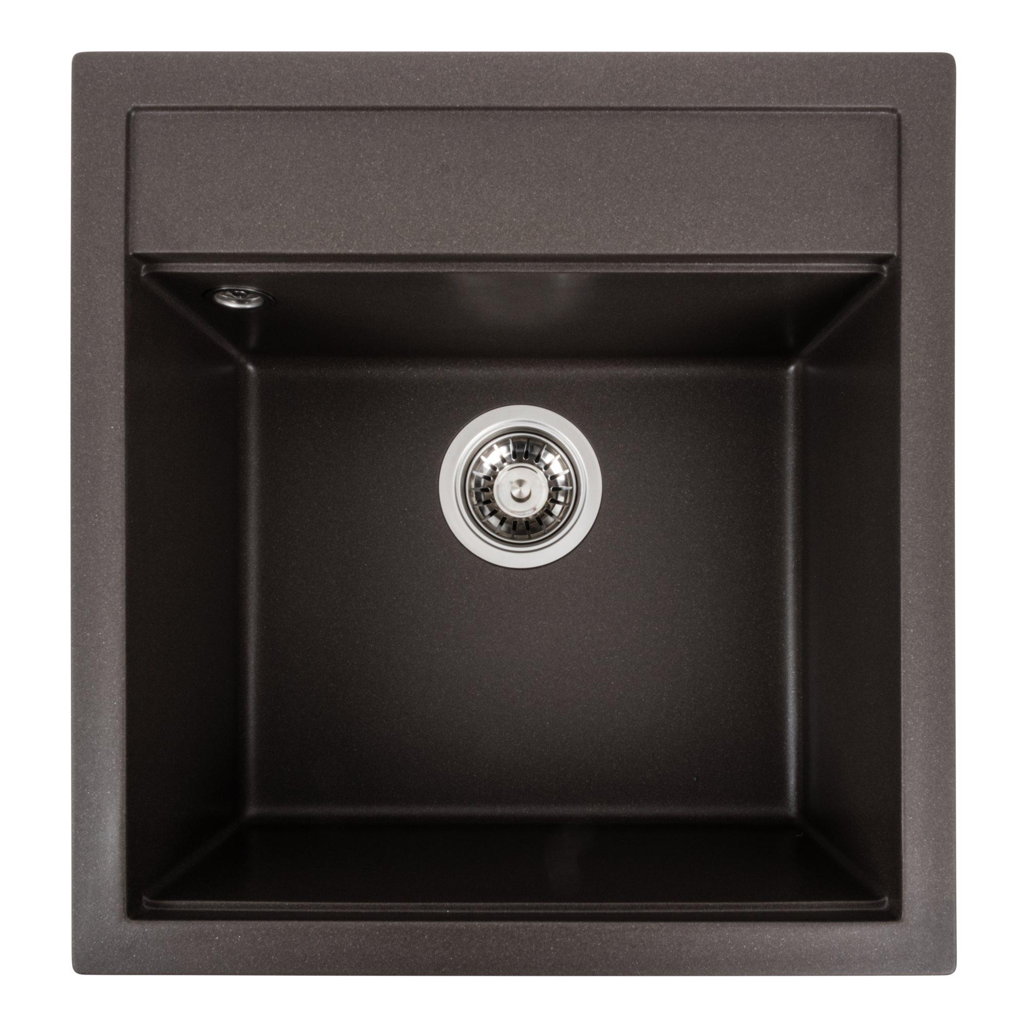 Мойка гранитная для кухни Platinum 5149 FIESTA матовая Темная скала Мойка гранитная для кухни Platinum 5149 FIESTA матовая Темная скала