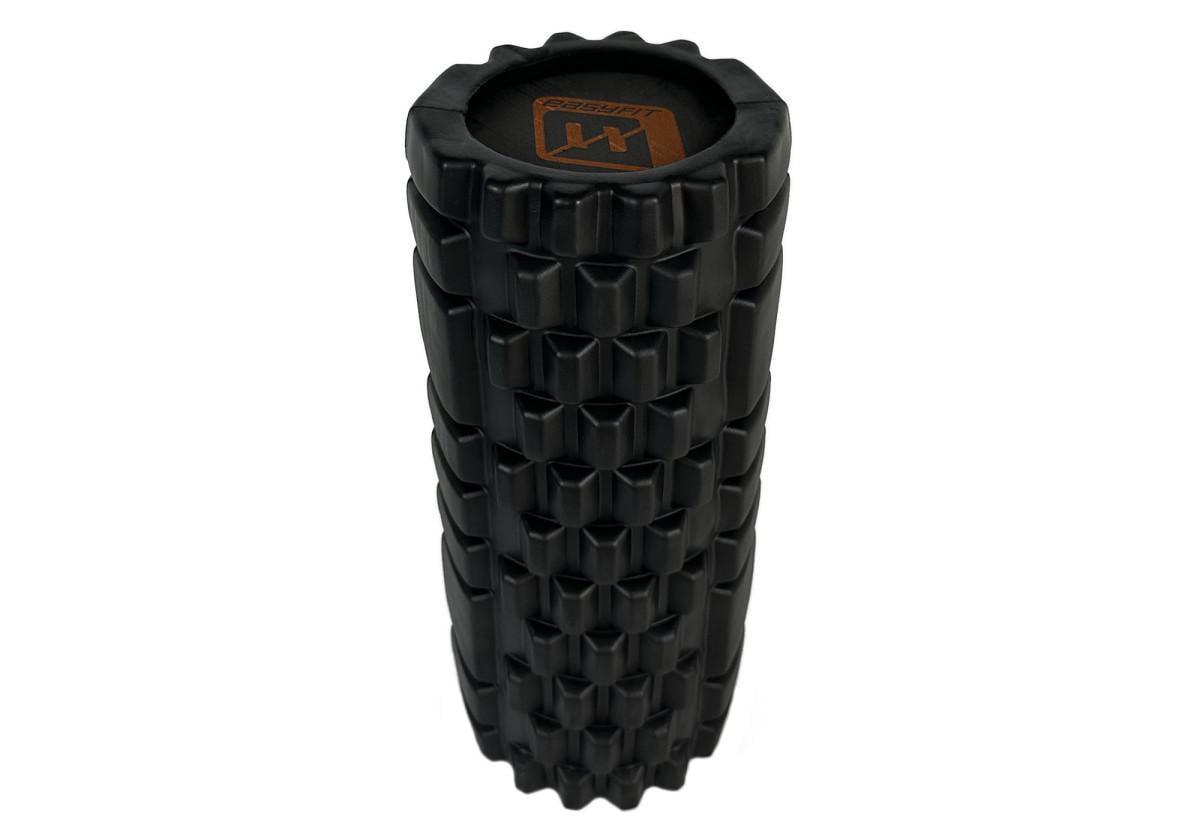 Масажний ролик EasyFit Solid Roller v.1.1s 33 см Чорний (EF-2050-Bk) - фото 2