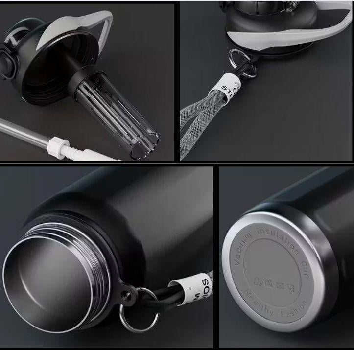 Термос NRMEI з нержавіючої сталі 316 герметичний не містить BPA 1000 мл Чорний (2817358959) - фото 8 Термос NRMEI з нержавіючої сталі 316 герметичний не містить BPA 1000 мл Чорний (2817358959) - фото 8