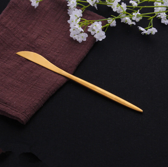 Ніж столовий REMY-DECOR Золотий - фото 2 Ніж столовий REMY-DECOR Золотий - фото 2